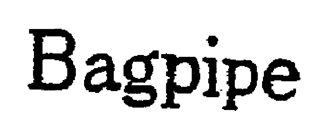 Trademark Logo BAGPIPE