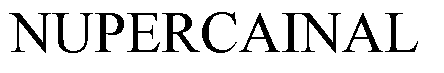 Trademark Logo NUPERCAINAL