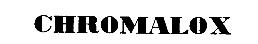 Trademark Logo CHROMALOX