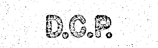 Trademark Logo D.C.P.