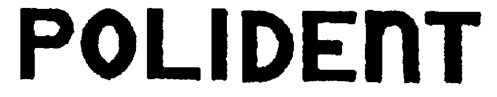 Trademark Logo POLIDENT