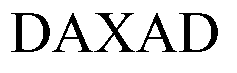 Trademark Logo DAXAD