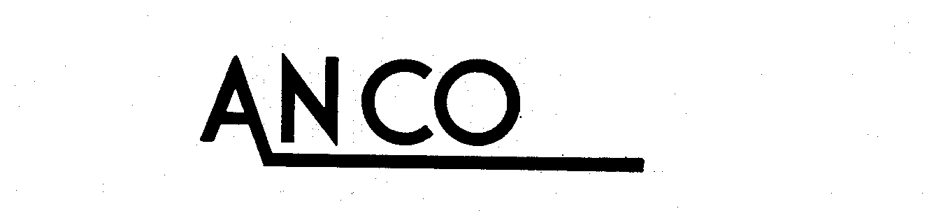 Trademark Logo ANCO