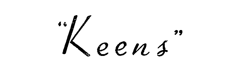 Trademark Logo "KEENS"