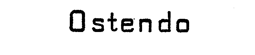 Trademark Logo OSTENDO