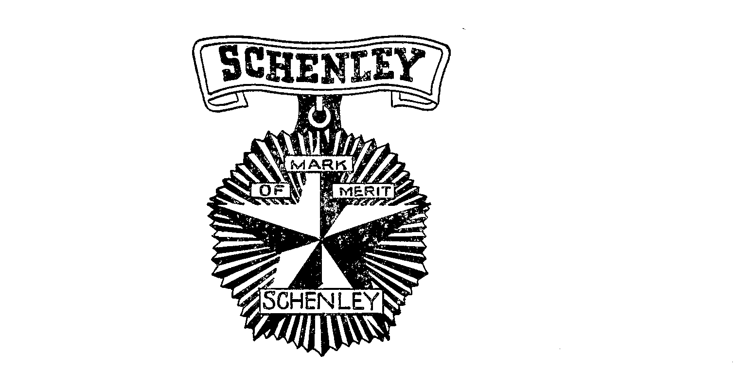 Trademark Logo SCHENLEY MARK OF MERIT SCHENLEY