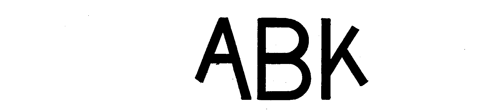 Trademark Logo ABK