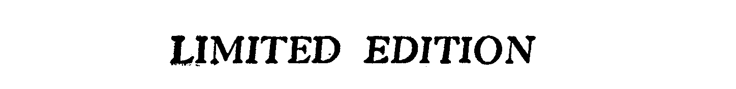 Trademark Logo LIMITED EDITION