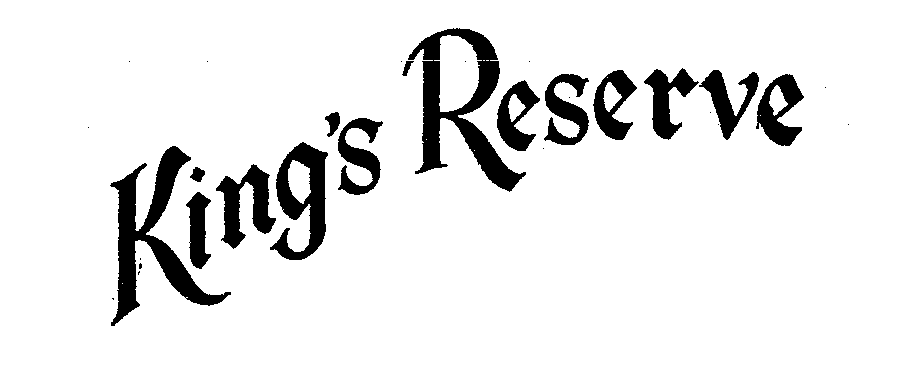 Trademark Logo KING'S RESERVE
