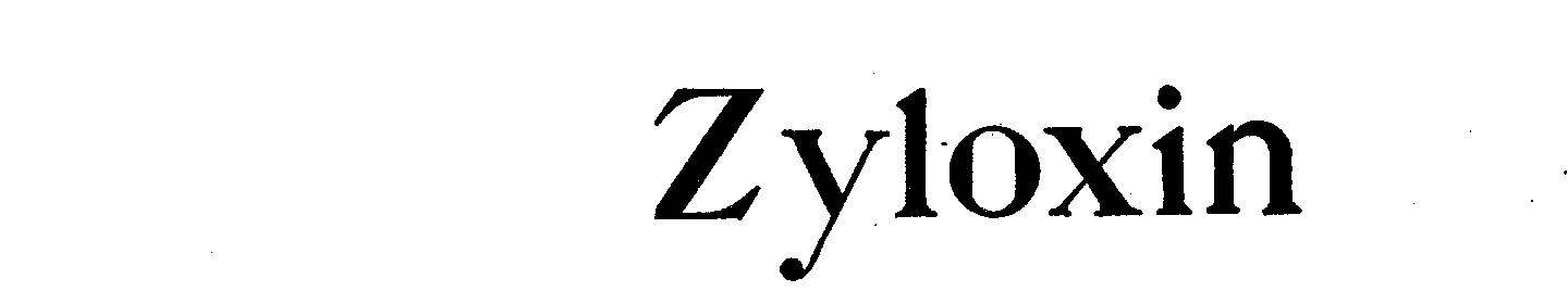 Trademark Logo ZYLOXIN