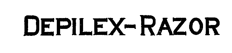 Trademark Logo DEPILEX-RAZOR