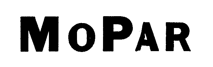Trademark Logo MOPAR