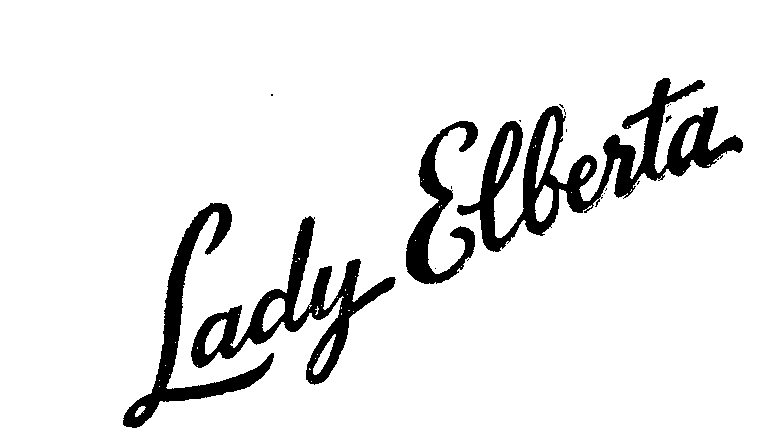 Trademark Logo LADY ELBERTA