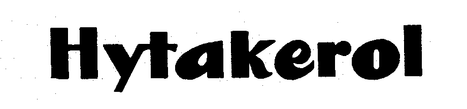 Trademark Logo HYTAKEROL