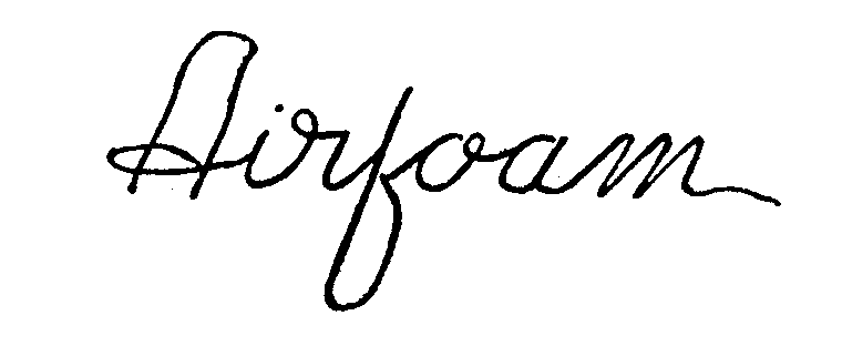 Trademark Logo AIRFOAM