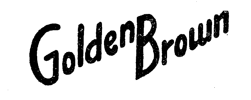 Trademark Logo GOLDEN BROWN