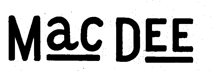 Trademark Logo MACDEE