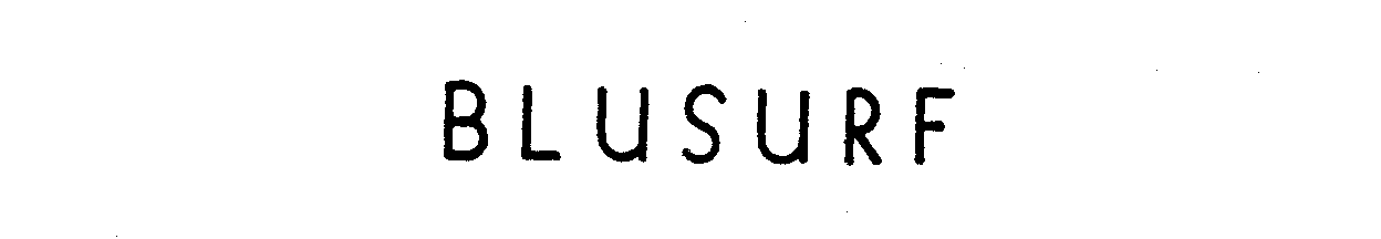 Trademark Logo BLUSURF