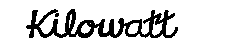 Trademark Logo KILOWATT