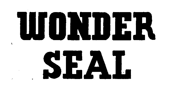 Trademark Logo WONDER SEAL