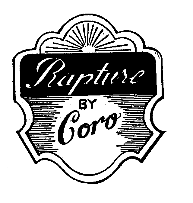 Trademark Logo RAPTURE BY CORO