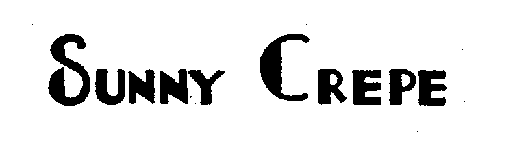 Trademark Logo SUNNY CREPE