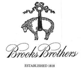  BROOKS BROTHERS ESTABLISHED 1818