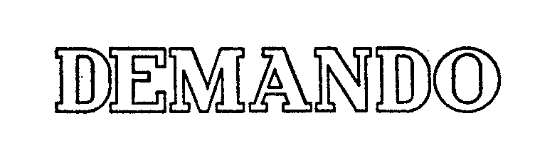 Trademark Logo DEMANDO