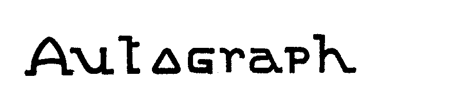 Trademark Logo AUTOGRAPH