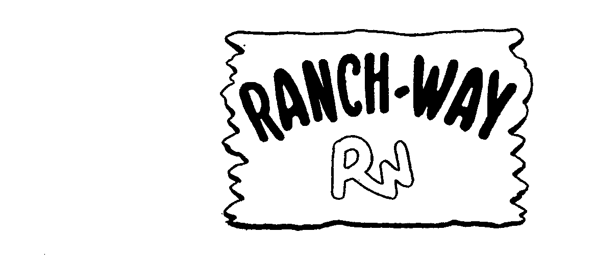 Trademark Logo RANCH-WAY RW