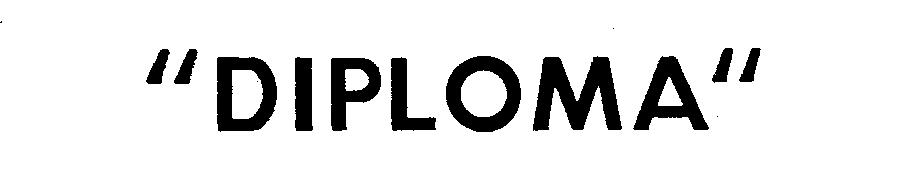 Trademark Logo DIPLOMA