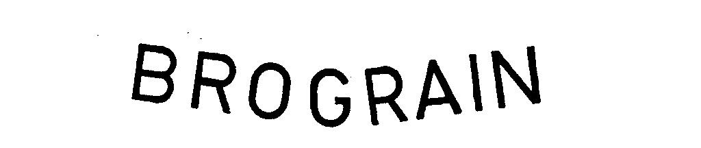 Trademark Logo BROGRAIN