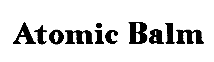 Trademark Logo ATOMIC BALM