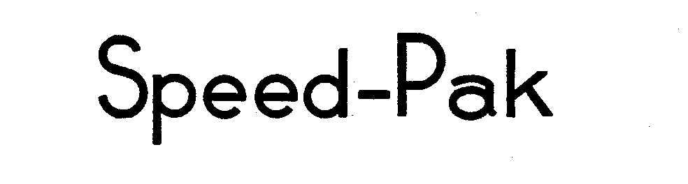 Trademark Logo SPEED-PAK