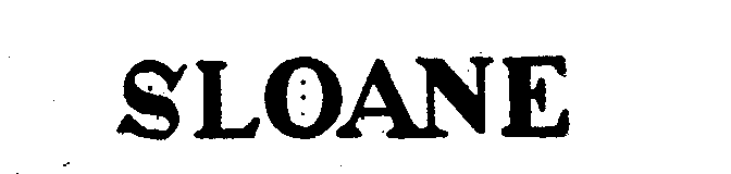 Trademark Logo SLOANE