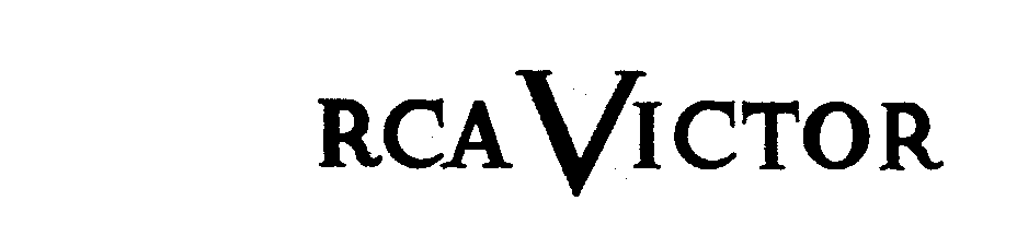 Trademark Logo RCA VICTOR
