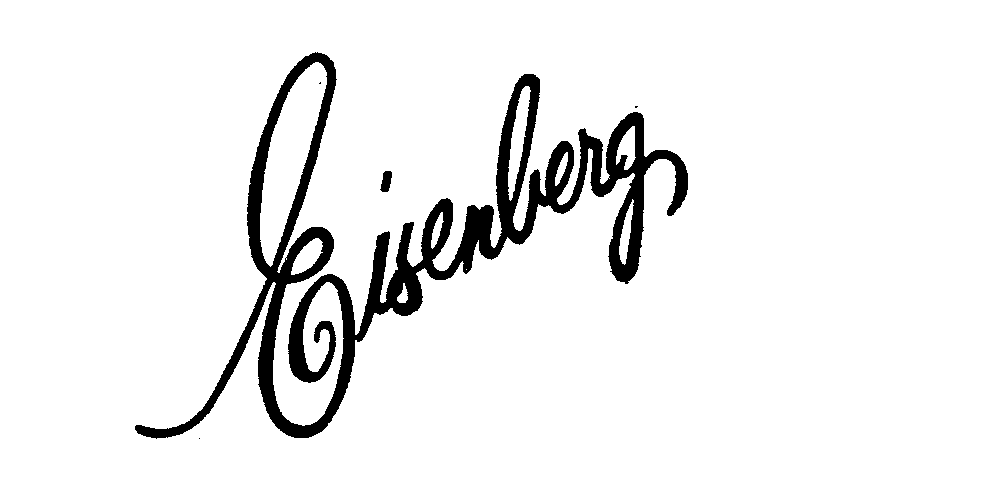 Trademark Logo EISENBERG