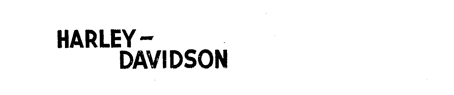Trademark Logo HARLEY-DAVIDSON