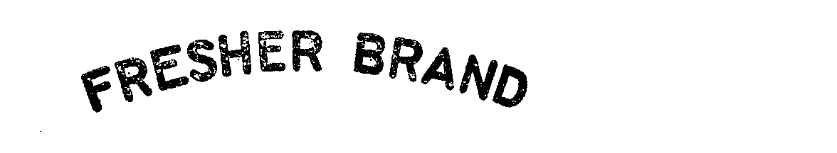 Trademark Logo FRESHER BRAND