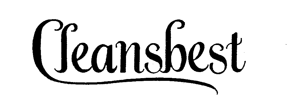 Trademark Logo CLEANSBEST