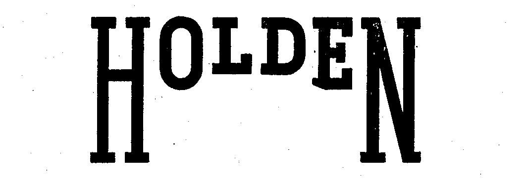 Trademark Logo HOLDEN