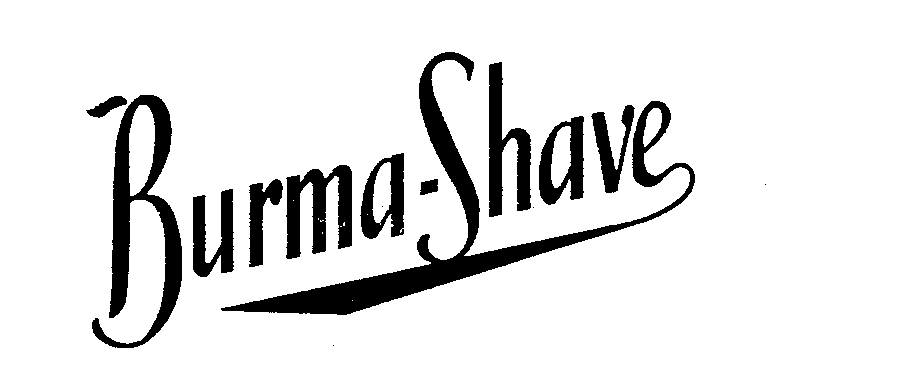 BURMA-SHAVE
