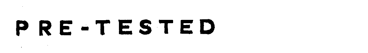 Trademark Logo PRE-TESTED