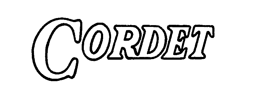 Trademark Logo CORDET
