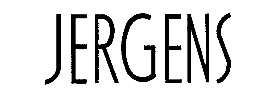 Trademark Logo JERGENS