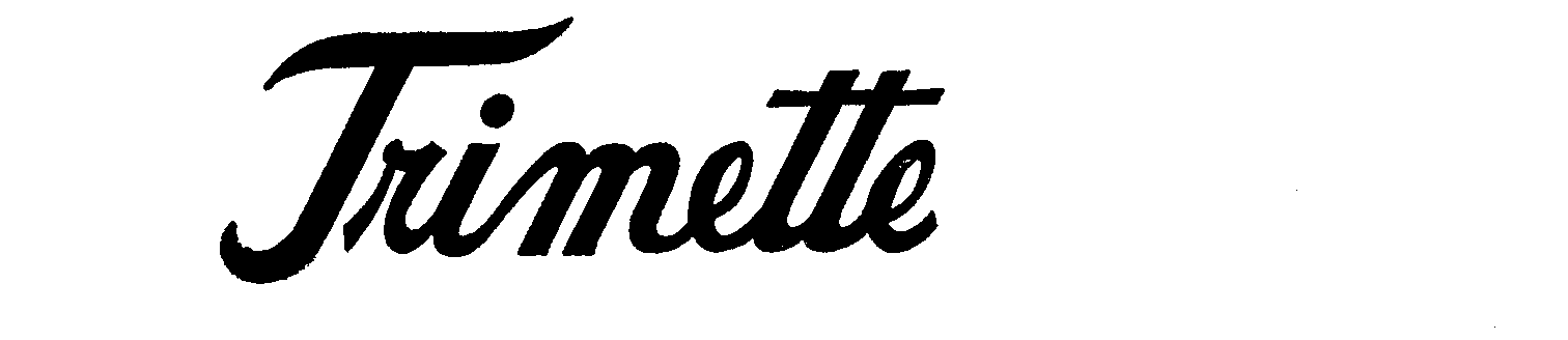 Trademark Logo TRIMETTE