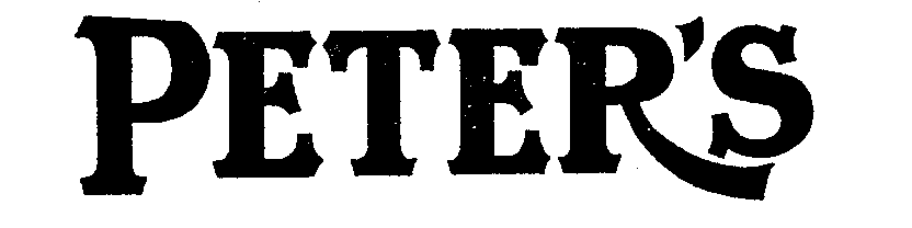 Trademark Logo PETER'S