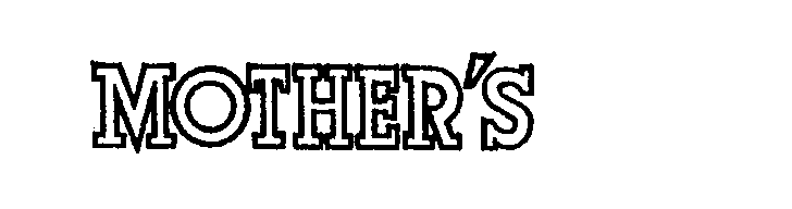 Trademark Logo MOTHER'S