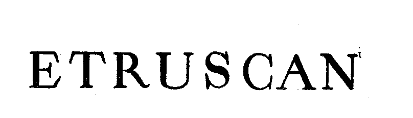 Trademark Logo ETRUSCAN