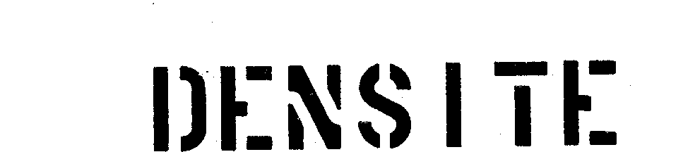 Trademark Logo DENSITE